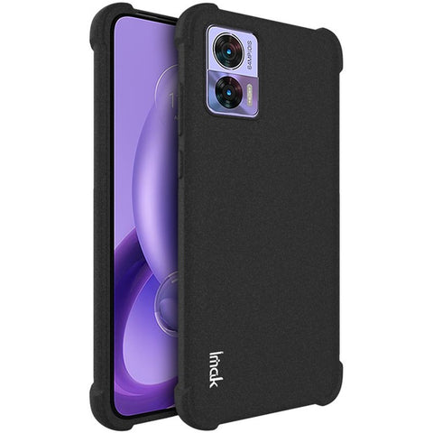 IMAK Matte Phone Cover For Motorola Edge 30 Neo 5G / Edge 30 Lite Drop-proof Soft TPU Four Corners Airbag Anti-scratch Phone Case