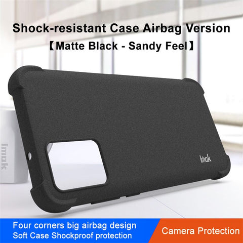 IMAK Matte Phone Cover For Motorola Edge 30 Neo 5G / Edge 30 Lite Drop-proof Soft TPU Four Corners Airbag Anti-scratch Phone Case