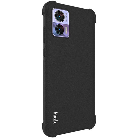 IMAK Matte Phone Cover For Motorola Edge 30 Neo 5G / Edge 30 Lite Drop-proof Soft TPU Four Corners Airbag Anti-scratch Phone Case