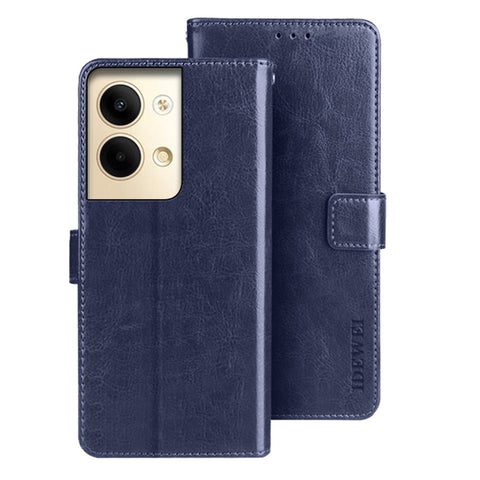IDEWEI For Oppo Reno9 Pro 5G / Reno9 5G Crazy Horse Texture PU Leather Phone Cover Anti-scratch Stand Wallet Case