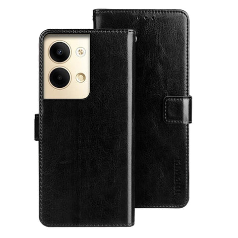 IDEWEI For Oppo Reno9 Pro 5G / Reno9 5G Crazy Horse Texture PU Leather Phone Cover Anti-scratch Stand Wallet Case