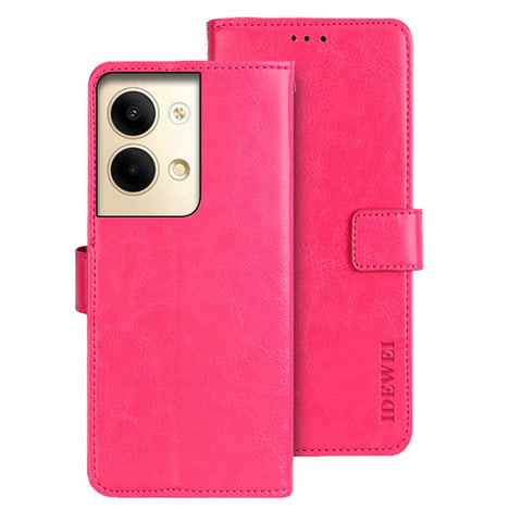 IDEWEI For Oppo Reno9 Pro 5G / Reno9 5G Crazy Horse Texture PU Leather Phone Cover Anti-scratch Stand Wallet Case
