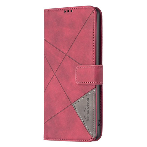 BINFEN COLOR for Motorola Moto G72 4G Wallet Case Magnetic Clasp Leather Phone Stand Cover