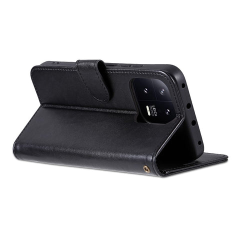 AZNS Phone Flip Wallet Case for Xiaomi 13 5G, Anti-scratch PU Leather Phone Cover with Viewing Stand