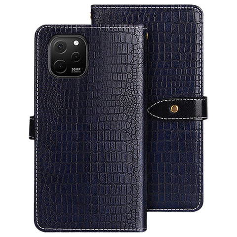 IDEWEI For Huawei Enjoy 50z 4G Crocodile Texture PU Leather Cell Phone Cover Wallet Stand Anti-drop Case