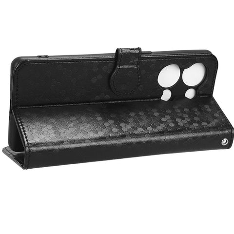 Protective Phone Case For Oppo Reno9 Pro+ 5G Flip Leather Wallet Dot Pattern Imprinted Phone Cover Stand with Strap