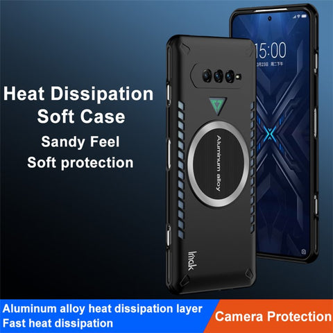IMAK For Xiaomi Black Shark 4  /  4 Pro  /  4S  /  4S Pro  /  5 RS Heat Dissipation Phone Case Soft TPU Shockproof Protective Cover
