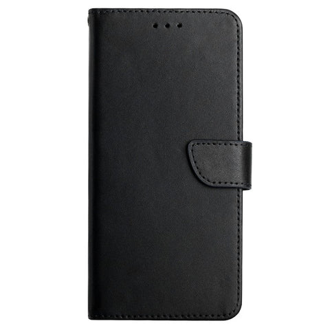 HT02 Genuine Leather Phone Case for Oppo Reno9 Pro+ 5G, Nappa Texture Wallet Stand Protective Cover