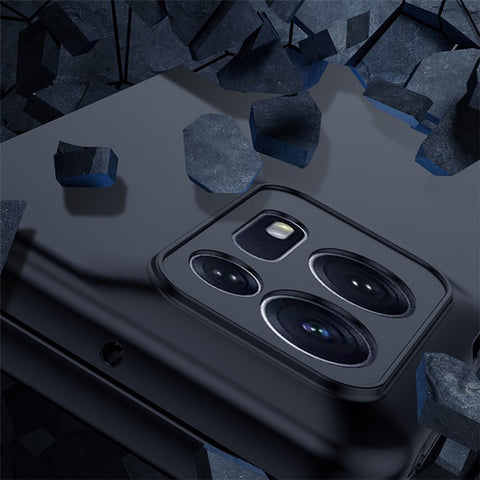 For Oppo Find N2 5G Skin-touch Feeling Hard PC Case Drop-proof Protection Cell Phone Cover