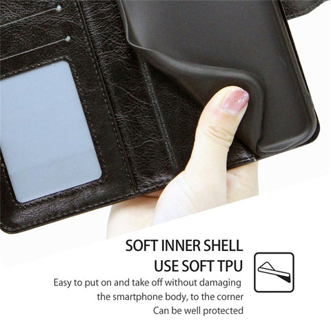 For Oppo Reno9 Pro+ 5G Anti-scratch Phone Bag Case Stand Wallet Textured Leather Phone Protection Cover