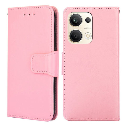 For Oppo Reno9 Pro+ 5G Anti-scratch Phone Bag Case Stand Wallet Textured Leather Phone Protection Cover