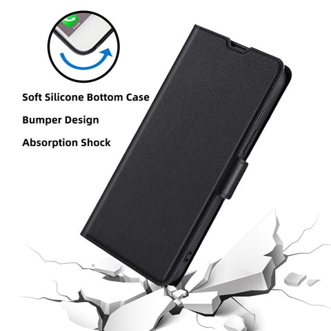 For Oppo Reno9 Pro+ 5G Dual Magnetic Clasp Protective Cover PU Leather Foldable Stand Card Slot Phone Case