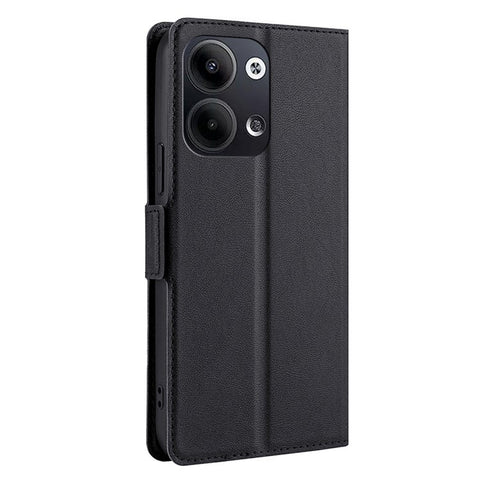For Oppo Reno9 Pro+ 5G Dual Magnetic Clasp Protective Cover PU Leather Foldable Stand Card Slot Phone Case