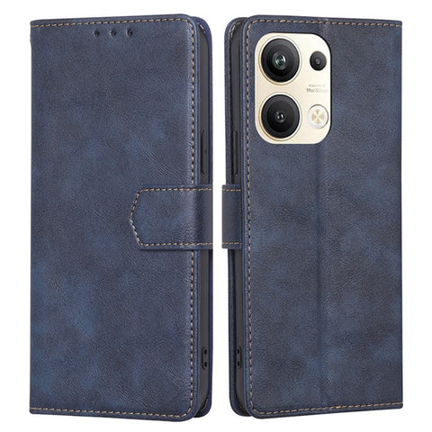 For Oppo Reno9 Pro+ 5G Cell Phone Case PU Leather Anti-Dust RFID Blocking Magnetic Wallet Stand Folio Cover