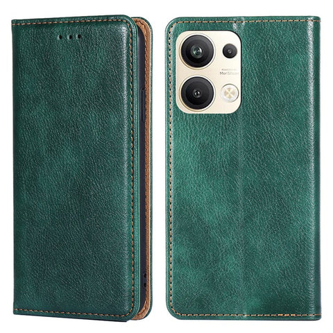 For Oppo Reno9 Pro+ 5G Anti-Scratch Foldable Stand Wallet PU Leather Phone Case Magnetic Auto-closing Protective Cover