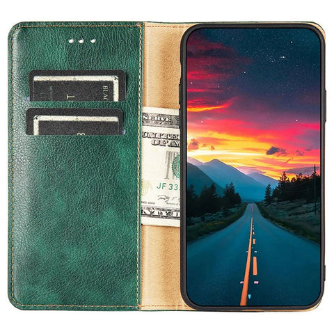 For Oppo Reno9 Pro+ 5G Anti-Scratch Foldable Stand Wallet PU Leather Phone Case Magnetic Auto-closing Protective Cover