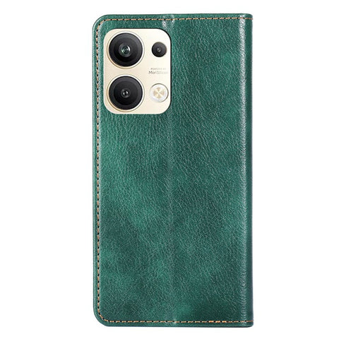 For Oppo Reno9 Pro+ 5G Anti-Scratch Foldable Stand Wallet PU Leather Phone Case Magnetic Auto-closing Protective Cover