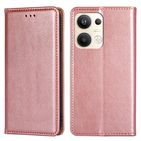 For Oppo Reno9 Pro+ 5G Anti-Scratch Foldable Stand Wallet PU Leather Phone Case Magnetic Auto-closing Protective Cover