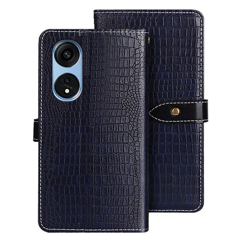 IDEWEI For Oppo A1 Pro 5G / Reno8 T 5G Crocodile Texture PU Leather Wallet Case Foldable Stand Magnetic Clasp Phone Cover