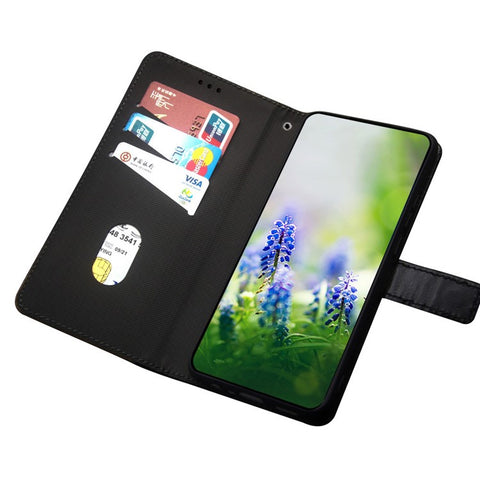 IDEWEI For Oppo A1 Pro 5G / Reno8 T 5G Color Splicing PU Leather Card Slots Phone Cover Folio Flip Stand Case with Wrist Strap