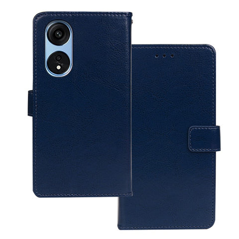 IDEWEI For Oppo A1 Pro 5G / Reno8 T 5G Crazy Horse Texture Phone Wallet Cover PU Leather Stand Anti-drop Phone Case