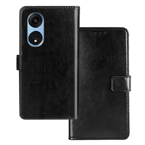 IDEWEI For Oppo A1 Pro 5G / Reno8 T 5G Crazy Horse Texture Phone Wallet Cover PU Leather Stand Anti-drop Phone Case