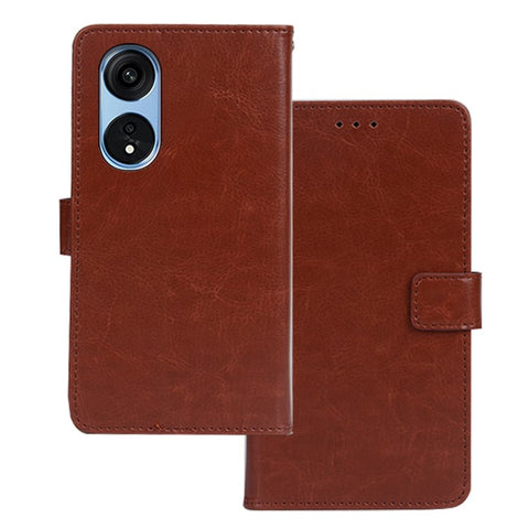 IDEWEI For Oppo A1 Pro 5G / Reno8 T 5G Crazy Horse Texture Phone Wallet Cover PU Leather Stand Anti-drop Phone Case