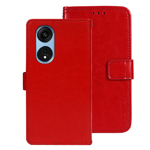IDEWEI For Oppo A1 Pro 5G / Reno8 T 5G Crazy Horse Texture Phone Case Stand Wallet PU Leather Folio Flip Magnetic Clasp Cover