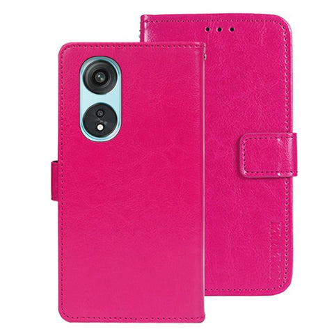 IDEWEI For Oppo A1 Pro 5G / Reno8 T 5G Crazy Horse Texture Phone Case Stand Wallet PU Leather Folio Flip Magnetic Clasp Cover