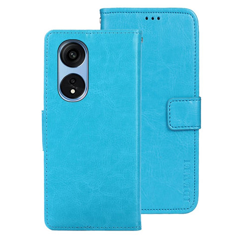 IDEWEI For Oppo A1 Pro 5G / Reno8 T 5G Crazy Horse Texture Phone Case Stand Wallet PU Leather Folio Flip Magnetic Clasp Cover