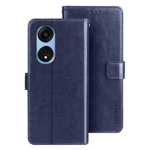 IDEWEI For Oppo A1 Pro 5G / Reno8 T 5G Crazy Horse Texture Phone Case Stand Wallet PU Leather Folio Flip Magnetic Clasp Cover
