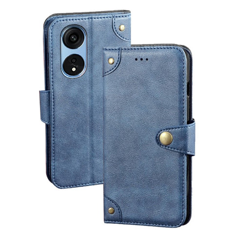 IDEWEI For Oppo A1 Pro 5G / Reno8 T 5G Fine Texture PU Leather Stand Phone Case Shockproof Wallet Folio Flip Cover
