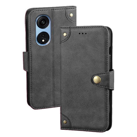 IDEWEI For Oppo A1 Pro 5G / Reno8 T 5G Fine Texture PU Leather Stand Phone Case Shockproof Wallet Folio Flip Cover