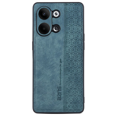 AZNS For Oppo Reno9 Pro 5G Imprinted Pattern Ultra Slim Phone Case Anti-drop PU Leather Coated TPU Protective Cover