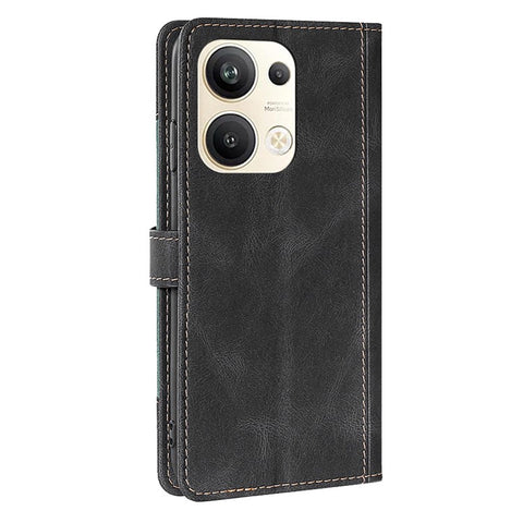 For Oppo Reno9 Pro+ 5G Straw Hat Pattern Skin-touch PU Leather Phone Case Skin-touch Flip Folio Cover with Stand Wallet