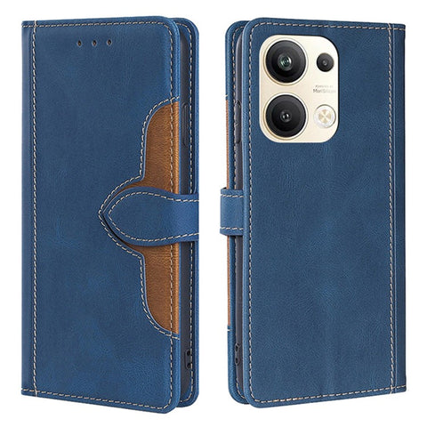 For Oppo Reno9 Pro+ 5G Straw Hat Pattern Skin-touch PU Leather Phone Case Skin-touch Flip Folio Cover with Stand Wallet
