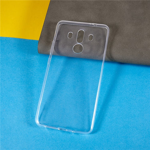 For Huawei Mate 10 Pro Protective Phone Case Ultra Slim Transparent Anti-Scratch Flexible TPU Back Cover