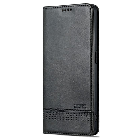 AZNS For Oppo Reno9 5G / Reno9 Pro 5G Cowhide Texture Phone Case Shockproof Stand Wallet PU Leather Magnetic Auto-absorbed Folio Flip Phone Cover