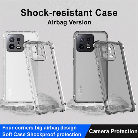 IMAK For Xiaomi 13 5G Four Corner Airbag Shockproof Phone Case Soft TPU Protective Cover