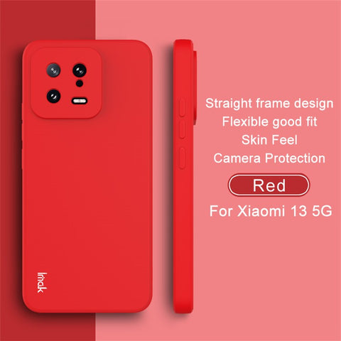 IMAK UC-4 Series for Xiaomi 13 5G Straight Edge TPU Case Precise Cutout Camera Protection Anti-drop Cover