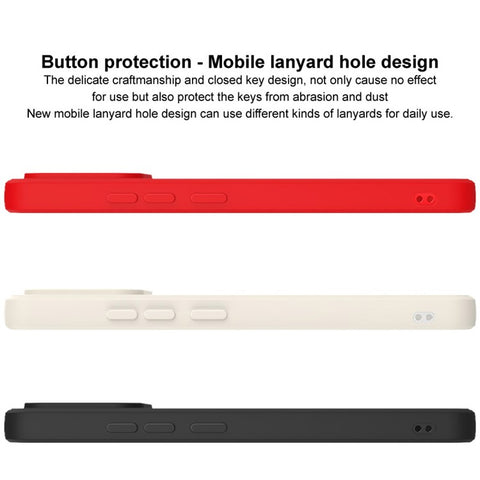 IMAK UC-4 Series for Xiaomi 13 5G Straight Edge TPU Case Precise Cutout Camera Protection Anti-drop Cover