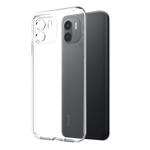 NORTHJO For Xiaomi Redmi A1 4G / A2 4G 2-in-1 Soft TPU Case Clear Phone Cover + Anti-explosion Tempered Glass Screen Protector
