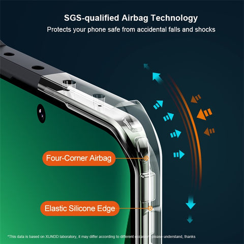 XUNDD Back Cover for Xiaomi 13 5G Collision Resistant Acrylic+TPU Phone Case Mobile Phone Protective Shell