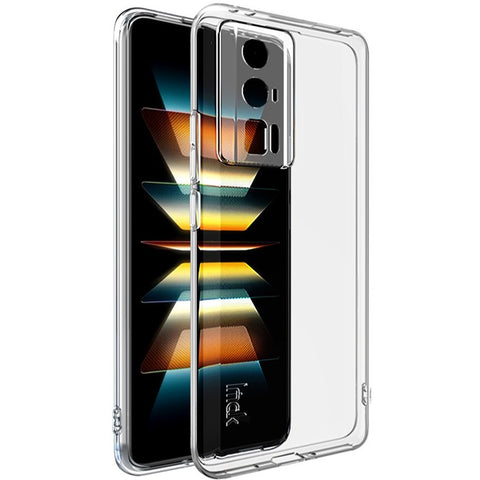 IMAK UX-5 Series for Xiaomi Poco F5 Pro 5G / Redmi K60 Pro 5G / K60 5G Anti-Yellowing Soft TPU Phone Case Shockproof Cell Phone Cover