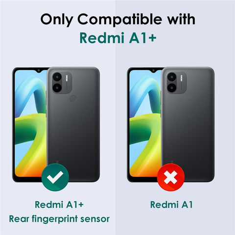 NORTHJO For Xiaomi Redmi A1+ 4G / A2+ 4G / Poco C50 4G 2-in-1 Design Anti-scratch Phone Case Soft Clear TPU Cover + Anti-fingerprint Tempered Glass Screen Protector