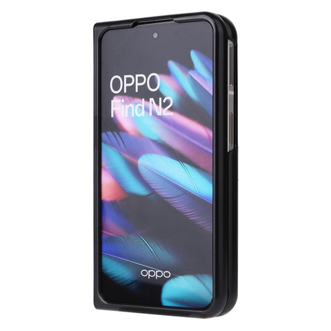 For Oppo Find N2 5G Anti-scratch Phone Back Cover Drop-proof PU Leather + PC Protective Cell Phone Case