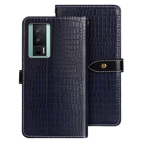 IDEWEI For Xiaomi Poco F5 Pro 5G / Redmi K60 Pro 5G / K60 5G Crocodile Texture PU Leather Flip Phone Case Wallet Stand Drop-proof Magnetic Clasp Phone Cover