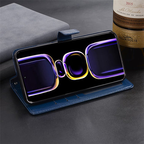 IDEWEI For Xiaomi Poco F5 Pro 5G / Redmi K60 Pro 5G / K60 5G Magnetic Closure Wallet Phone Case Crazy Horse Texture Stand PU Leather Flip Shell