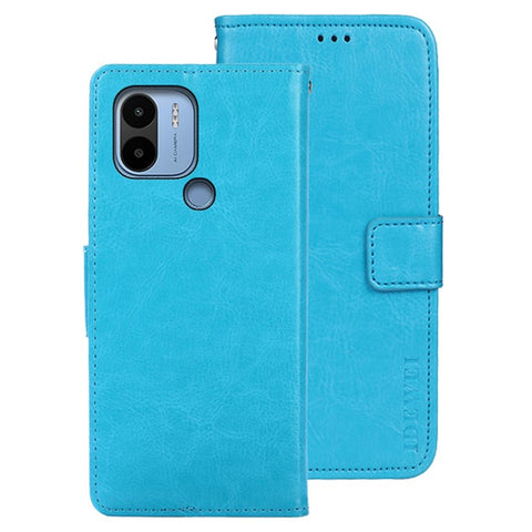 IDEWEI For Xiaomi Redmi A1+ 4G / A2+ 4G / Poco C50 4G PU Leather Phone Cover Stand Crazy Horse Texture Wallet Shell