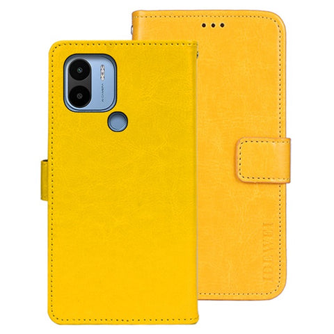 IDEWEI For Xiaomi Redmi A1+ 4G / A2+ 4G / Poco C50 4G PU Leather Phone Cover Stand Crazy Horse Texture Wallet Shell